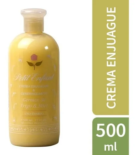 PETIT ENFANT CREMA ENJUAGUE Y DESENREDANTE X500ML – Pañalera Belyan